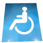 Trafaretas (neįgaliųjų parkavimo vieta) 105cmx90cm