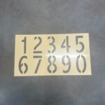 Trafaretas SKAIČIAI/SKAITMENYS